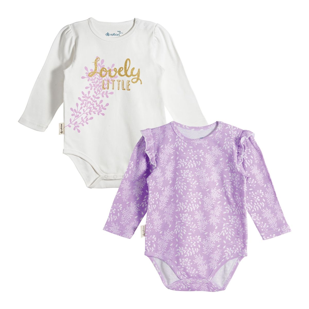 EXCEPTION - Pack 2 Body Bebé Niña Exception