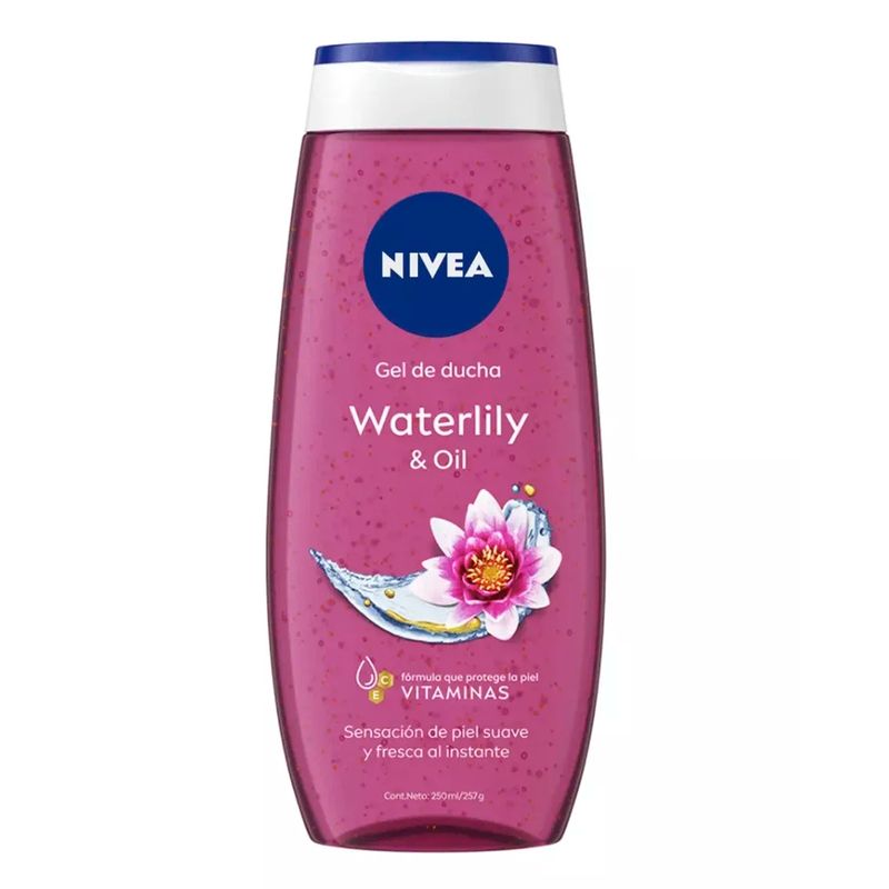 NIVEA - Gel de ducha waterlily y oil 250ml nivea