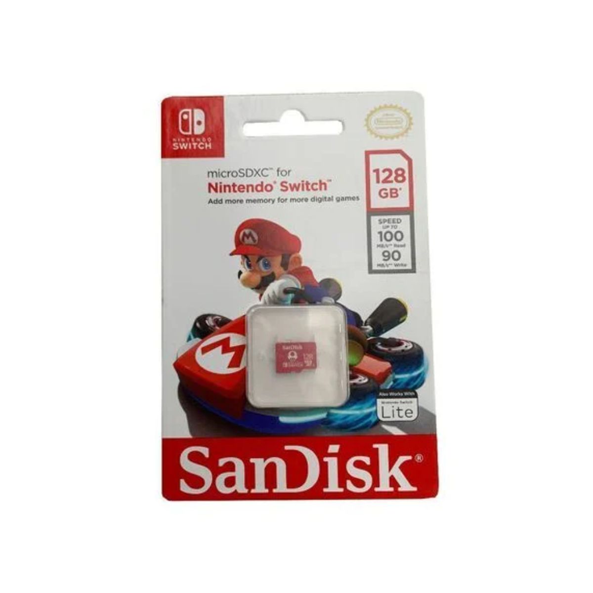 SANDISK - TARJETA DE MEMORIA MICRO-SD 128GB NINTENDO SWITCH UHS-I U3