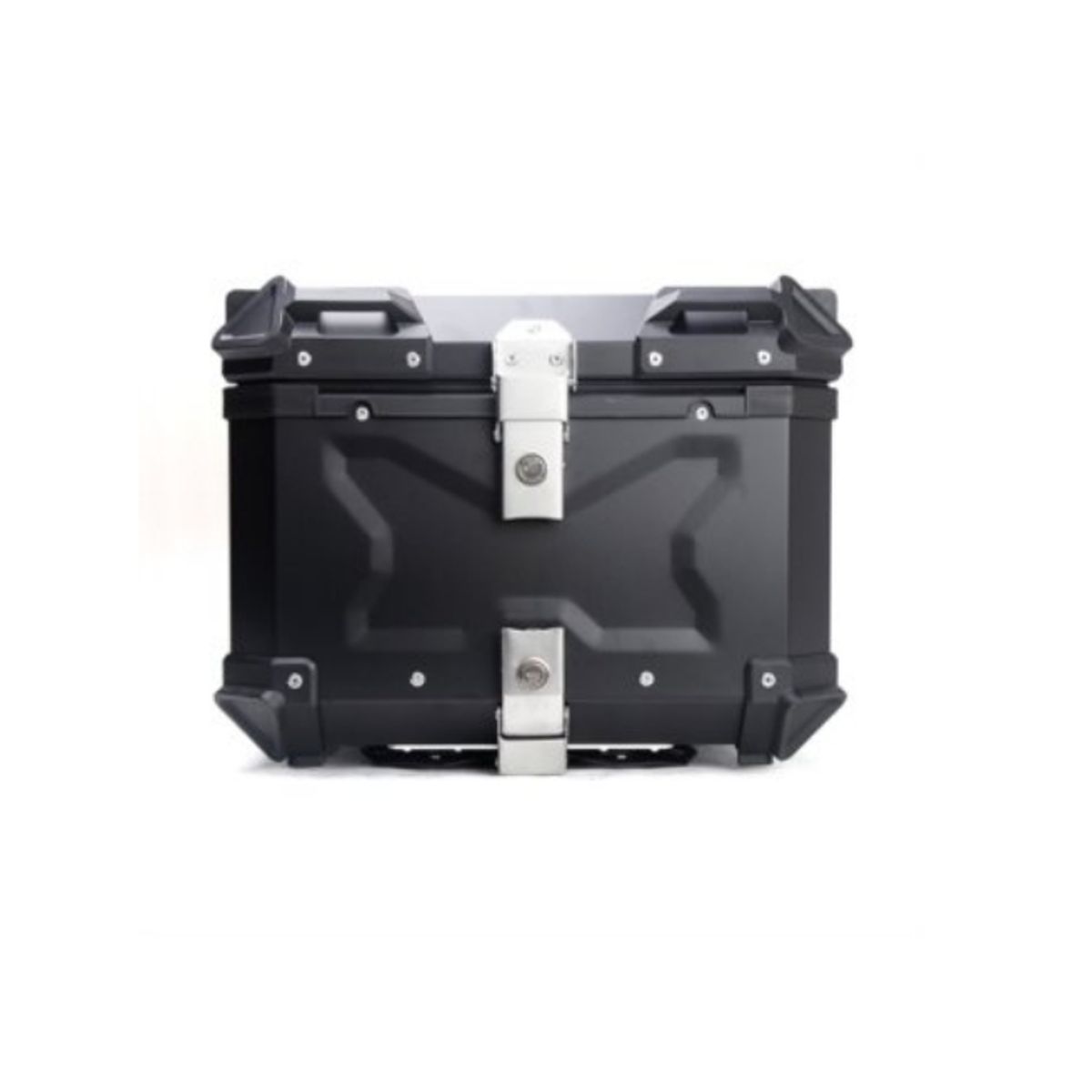 GENERICO - (Negro) Maleta Top Case Aluminio Moto 45 L, Black X-series