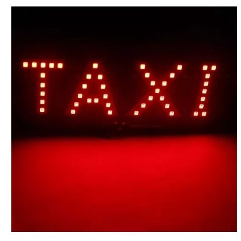 GENERICO - Letrero Luminoso 58 Led Para Auto Taxi Libre 12v SG101824