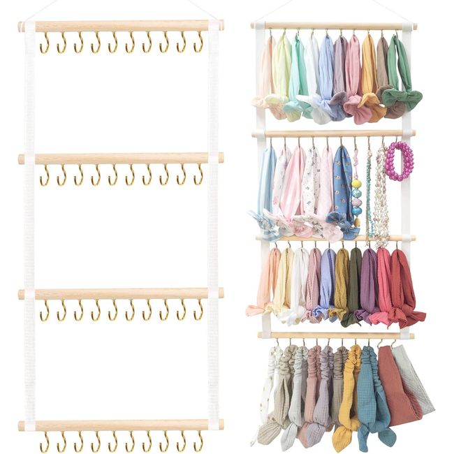 PAGANOOM - Soporte para diadema para bebés niñas