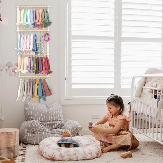 PAGANOOM - Soporte para diadema para bebés niñas