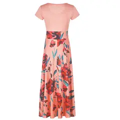 EDWINAYY - Vestido Casual Largo Con Estampado Floral Para Fiesta