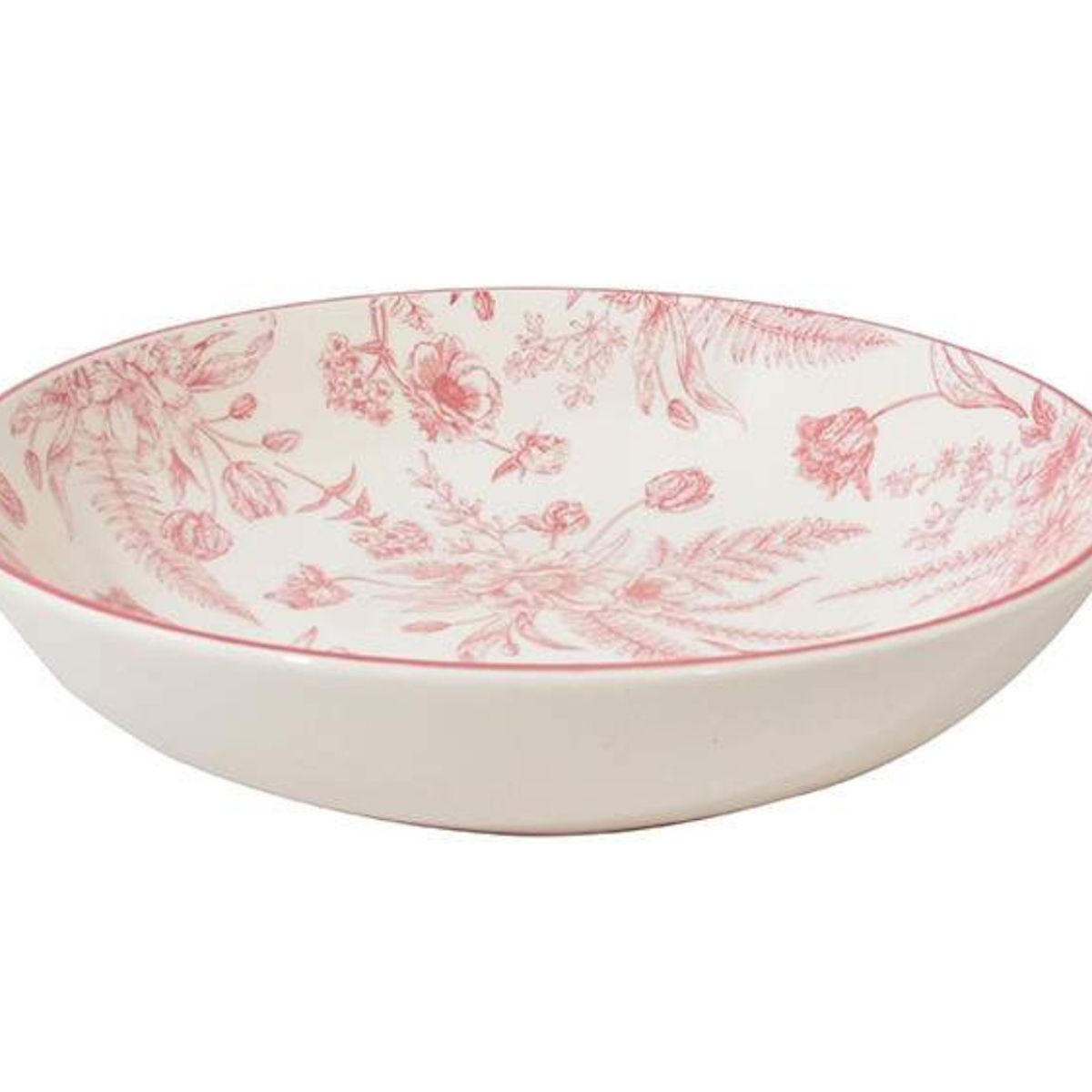 HALLEN - Plato Sopa 20 cm de Ceramica Rose Hallen