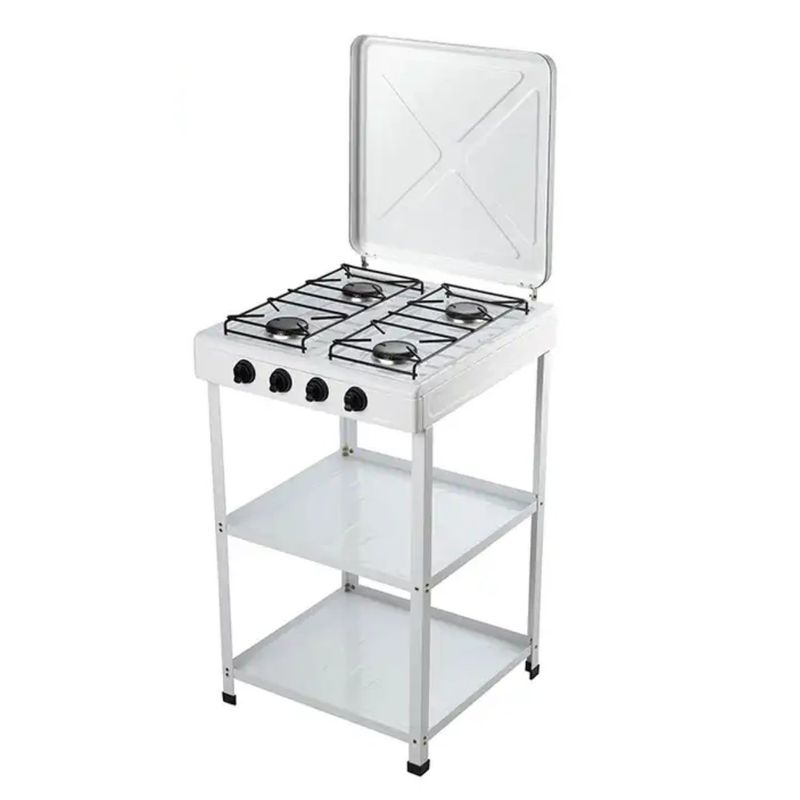 OEM - Cocina 4 Quemadores con Estante para Exteriores