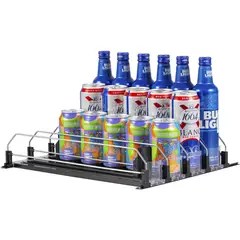 PARTYGLOBOS - Contenedor Latas Bebida Dispensador Organizador Refrigerador