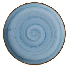 CORONA - Plato Llano Coupe 23 cm Azul/Mar Artisan