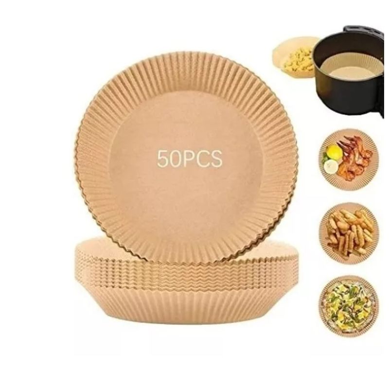 GENERICO - Papel Desechable Para Freidora De Aire 50pcs Beige