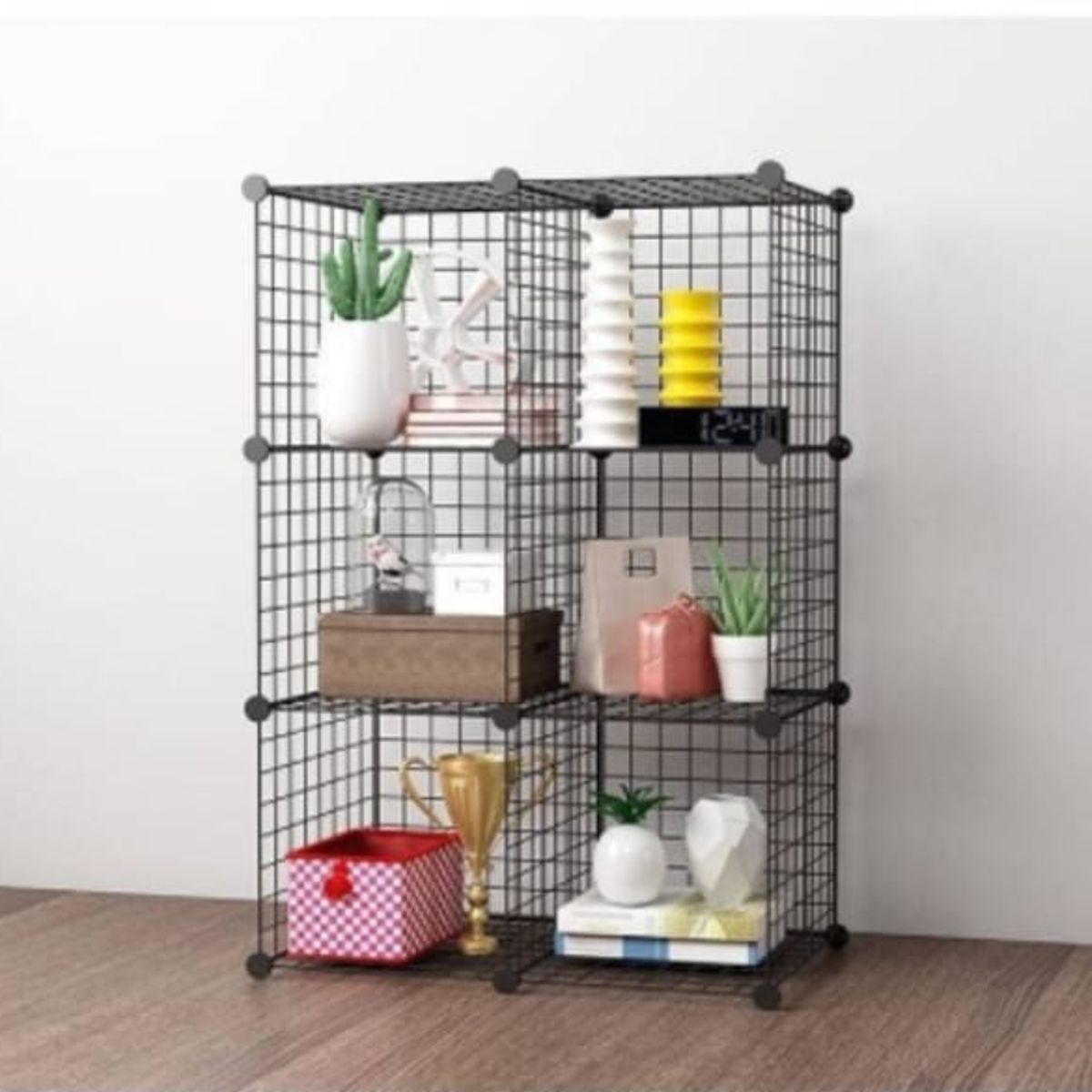 ANGELES DEL HOGAR - ORGANIZADOR ESTANTE METÁLICO RACK 3 NIVELES