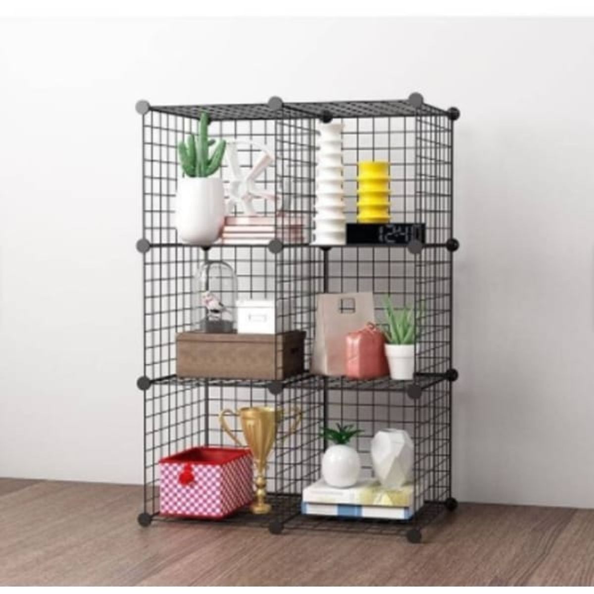 ANGELES DEL HOGAR - ORGANIZADOR ESTANTE METÁLICO RACK 3 NIVELES