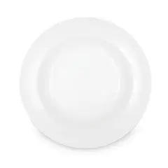 OEM - Plato hondo de 23 cm de porcelana blanco wellington