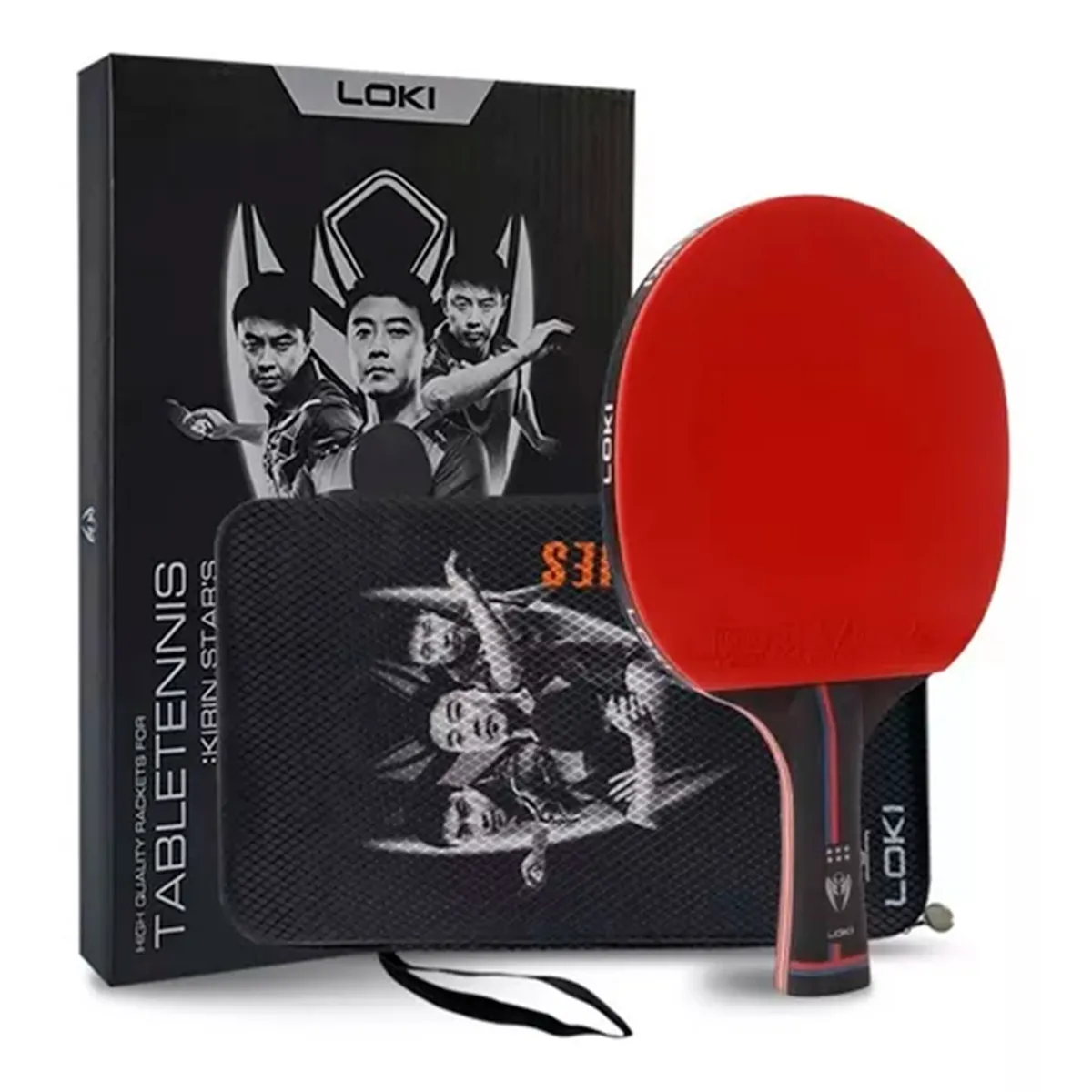 GENERICO - Paleta De Ping Pong 6 Estrellas Pro Carbon
