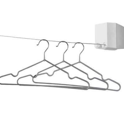 Imagen 2 del producto Tendedero Retractil Ropa Colgador Logia Acero Inoxidable