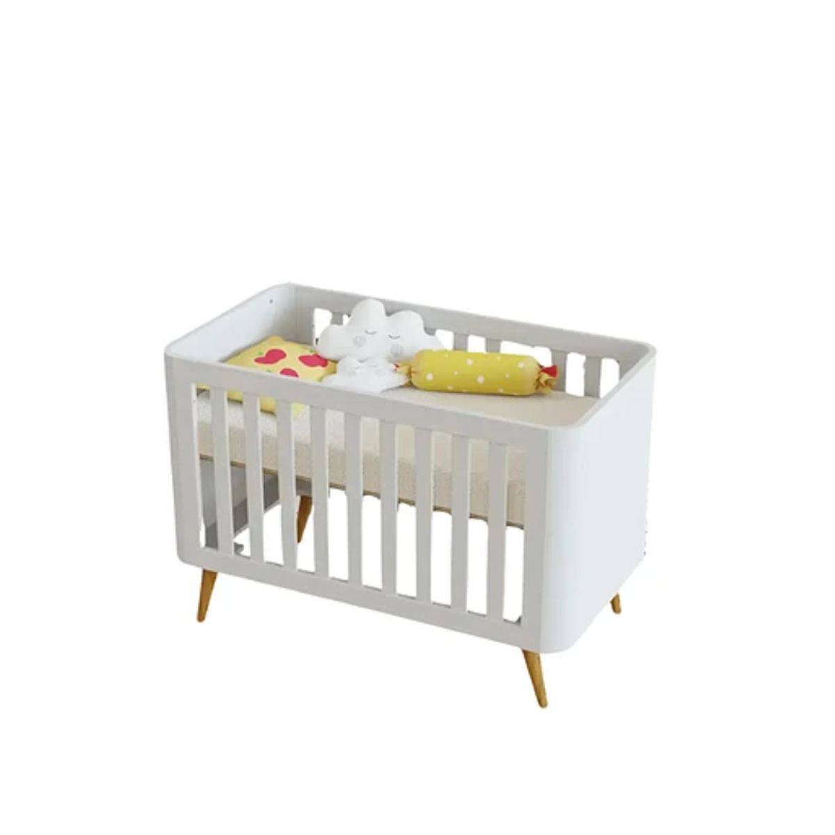 KIDSCOOL - CUNA BLANCA AGATHA 3 FUNCIONES