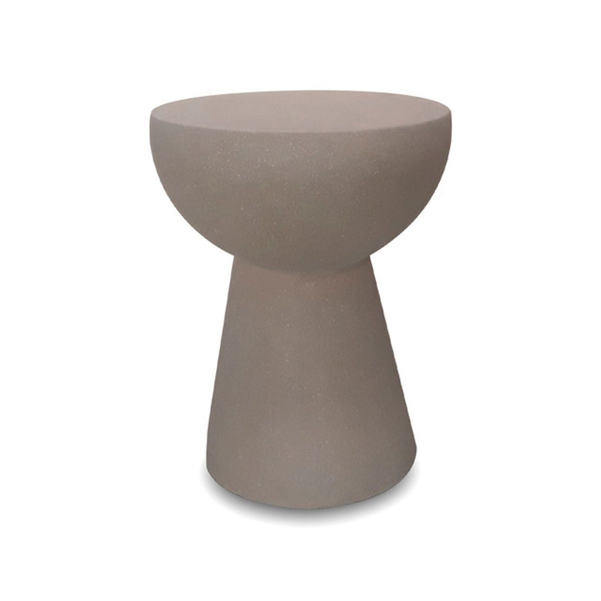 SUR DISEÑO - Mesa Lateral Azzo Terrazo Beige Oscuro