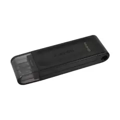 KINGSTON - Pendrive DataTraveler 70 USB 64 GB USB Tipo C 3.2 Gen 1 Negro