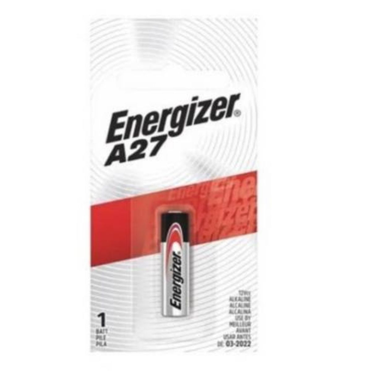 ENERGIZER - PILA DE CONTROL ENERGIZER A27 X12