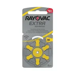 RAYOVAC - PILAS PARA AUDIFONOS MEDICADOS 10 X 6