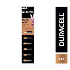 DURACELL - PILAS ALCALINA AAA TIRA 6 UNIDADES