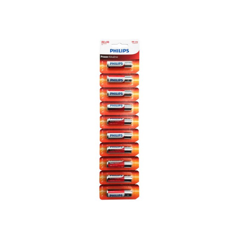 PHILIPS - PILAS ALCALINA AAA PHILIPS X10
