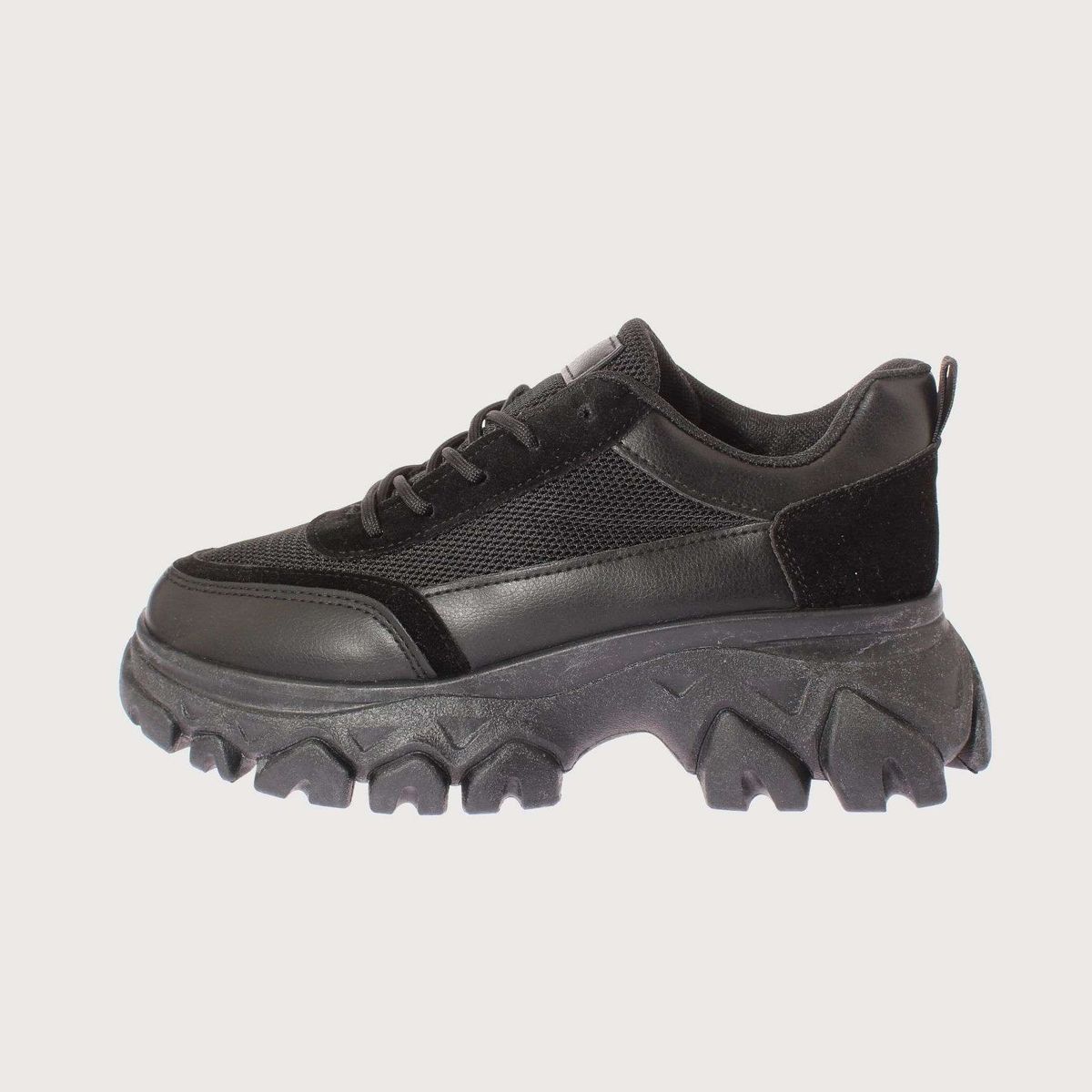 VIA FRANCA - Zapatilla Plataforma Para Mujer Color Negro