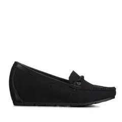 WEIDE - Mocasin Negro Casual Mujer GH117