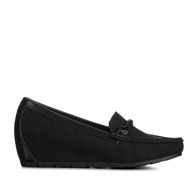 WEIDE - Mocasin Negro Casual Mujer Weide GH117