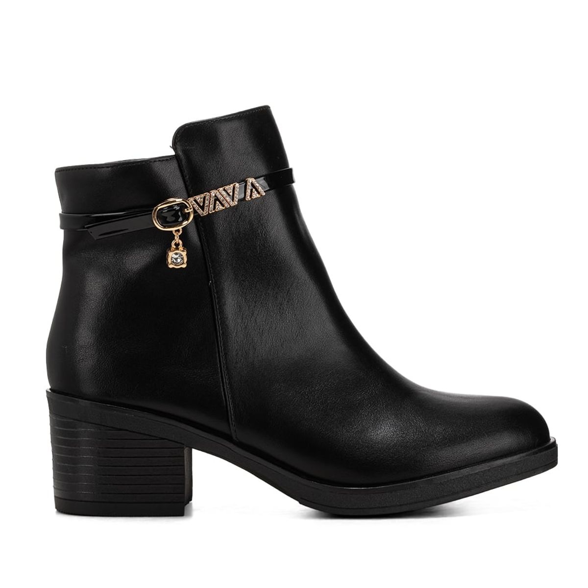 WEIDE - Botin Negro Casual Mujer Weide GH111