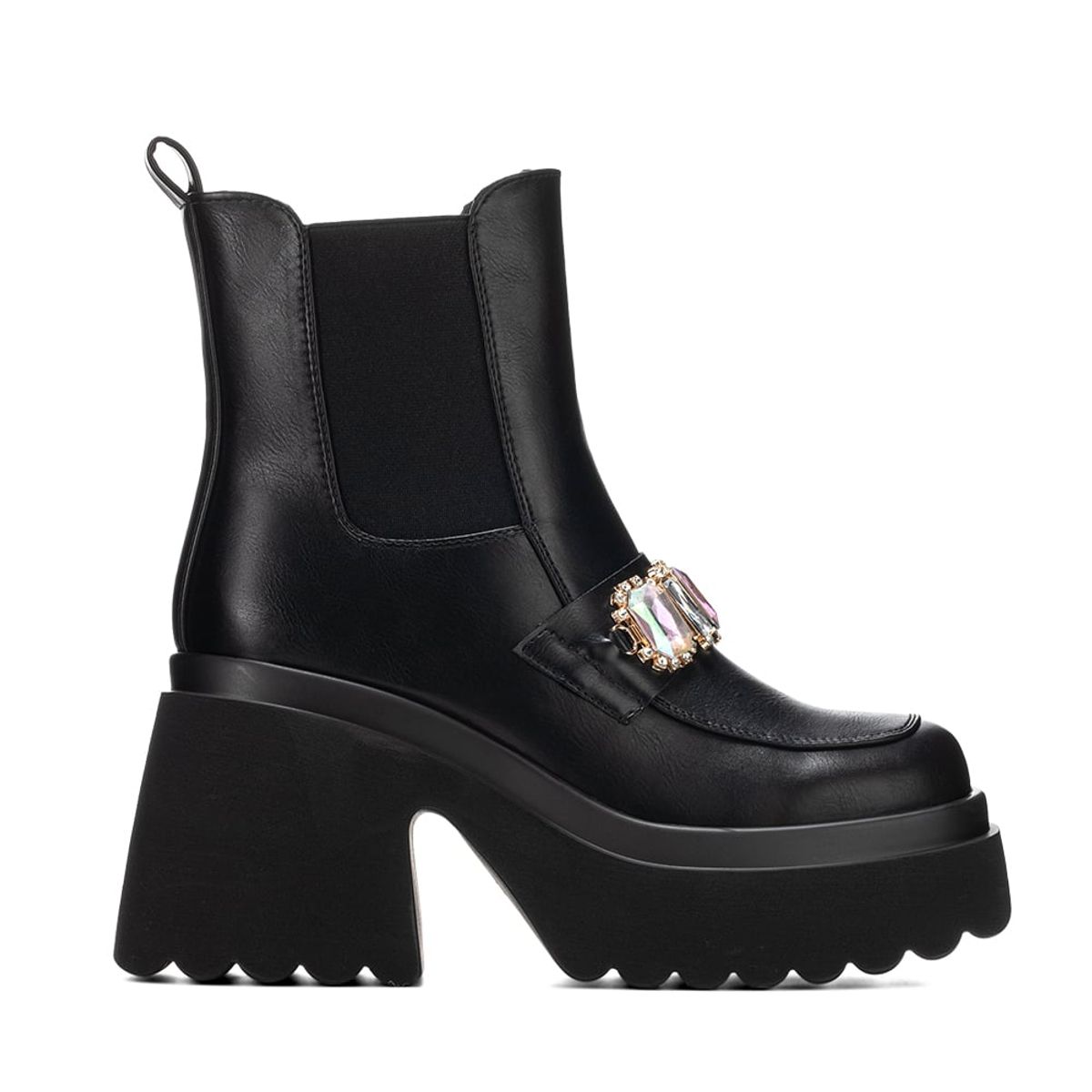 WEIDE - Botin Negro Casual Mujer Weide DH71