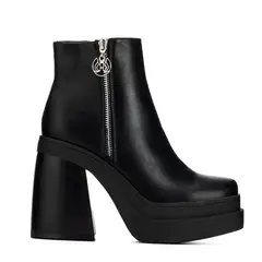 WEIDE - Botin Negro Casual Mujer DH65