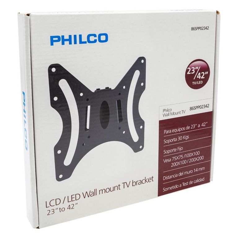 PHILCO SOPORTE LCD - LED PARA 23 A 42 PULGADAS SOPORTA HASTA 30 KG.