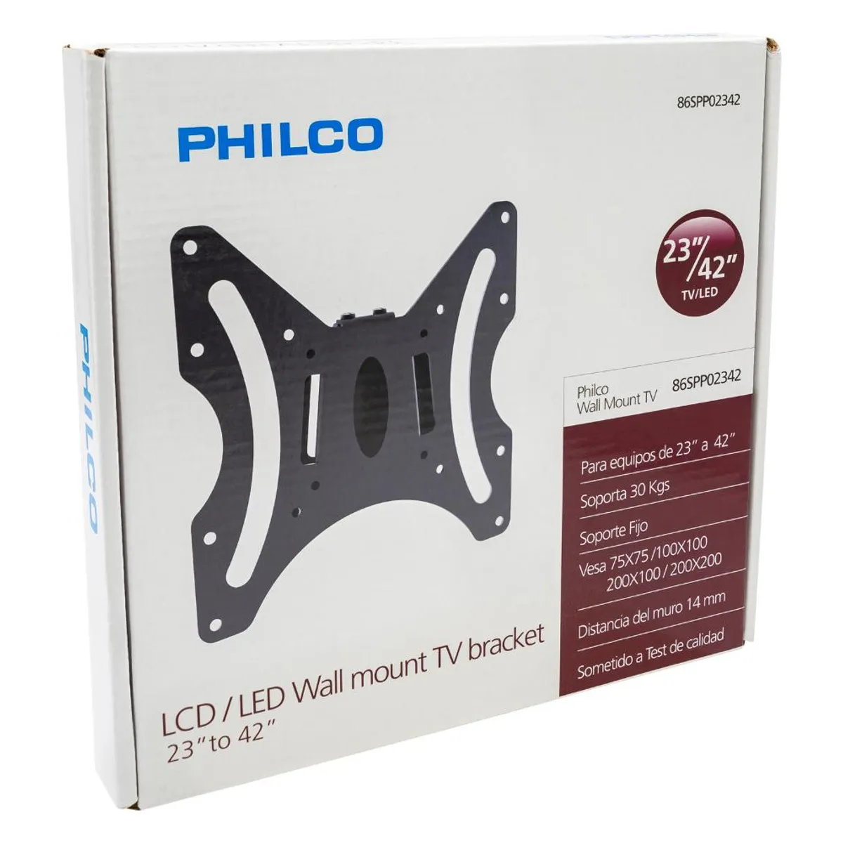 PHILCO - SOPORTE LCD - LED PARA 23 A 42 PULGADAS SOPORTA HASTA 30 KG.