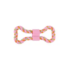 HOMEWELL - Cuerda Rosado para Morder Diseño Hueso