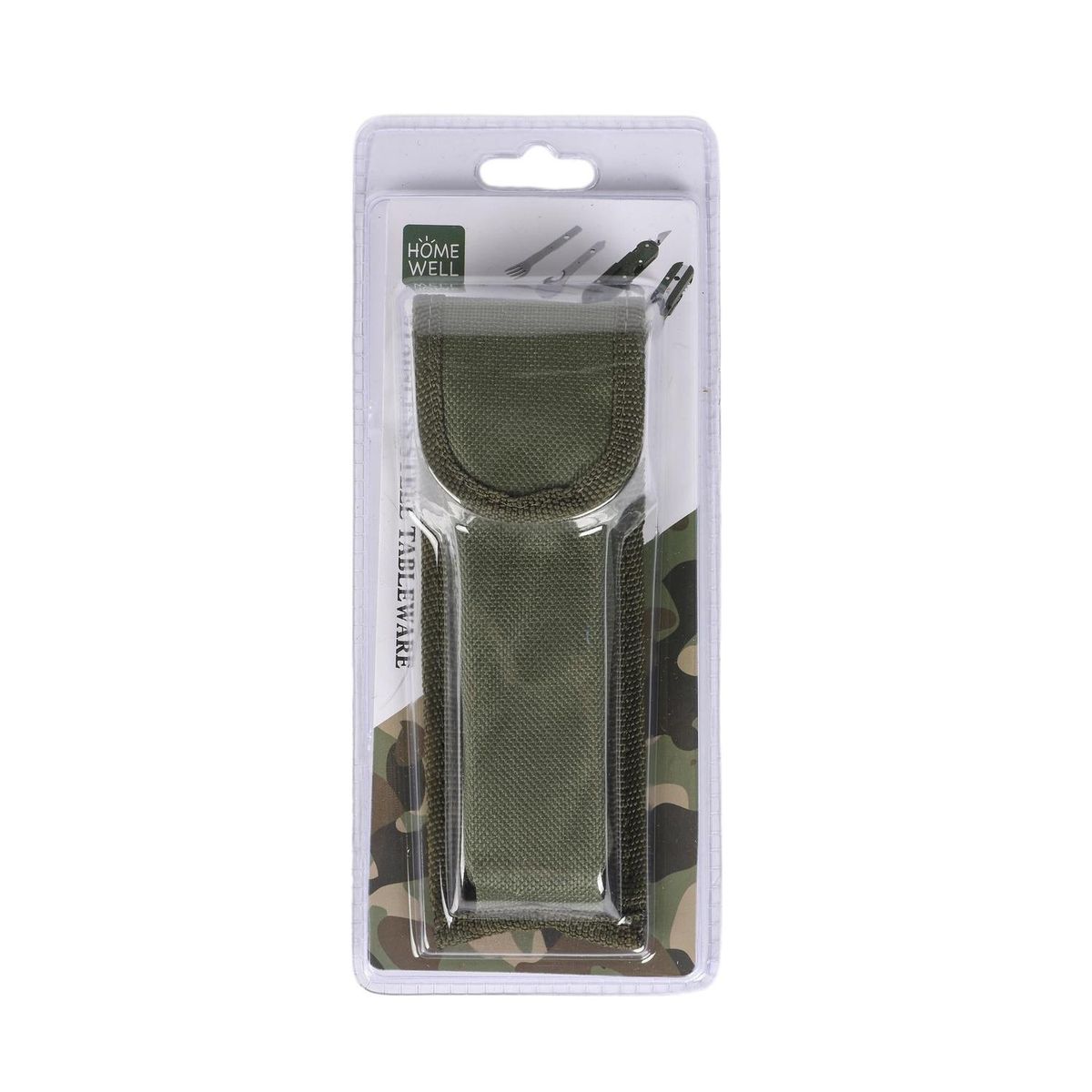 HOMEWELL - Set Cubiertos Multifuncional Camping HOMEWELL