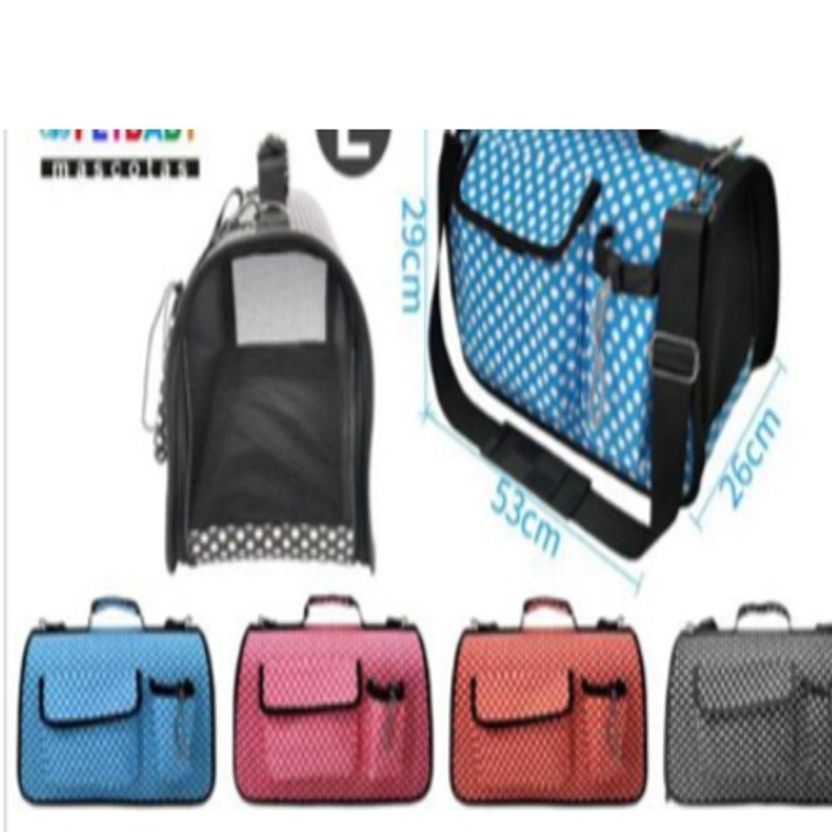 GENERICO - Bolsos de Transporte Viaje Portátil Para Mascotas Rosa L