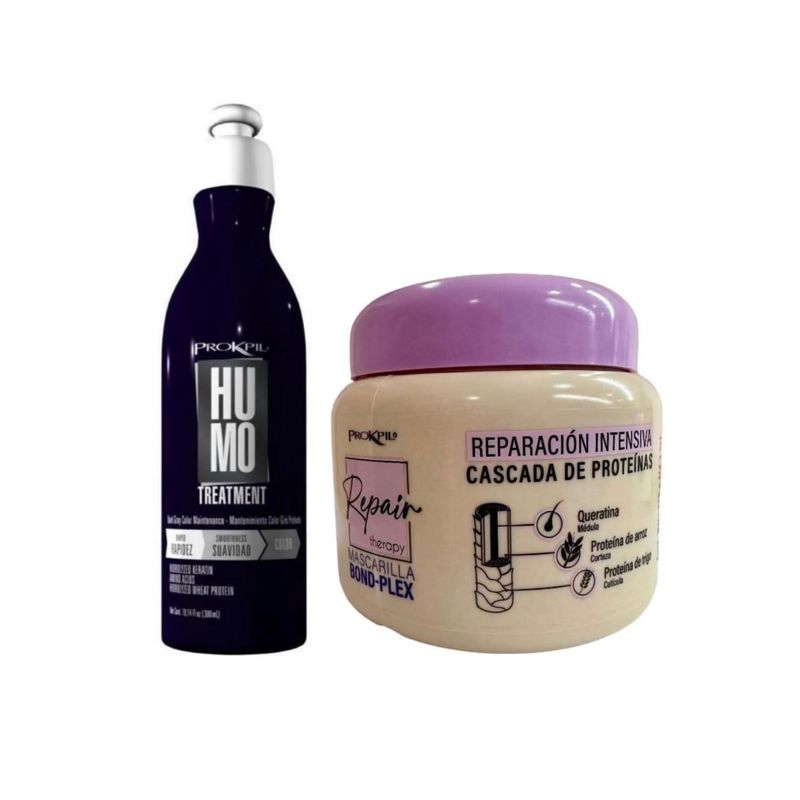 PROKPIL - Matizador Humo Prokpil 300ml  Mascarilla Capilar 350ml