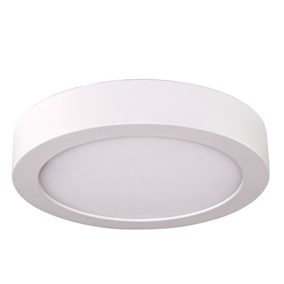 GENERICO - PANEL LED SOBREPUESTO REDONDO 12W LUZ CALIDA
