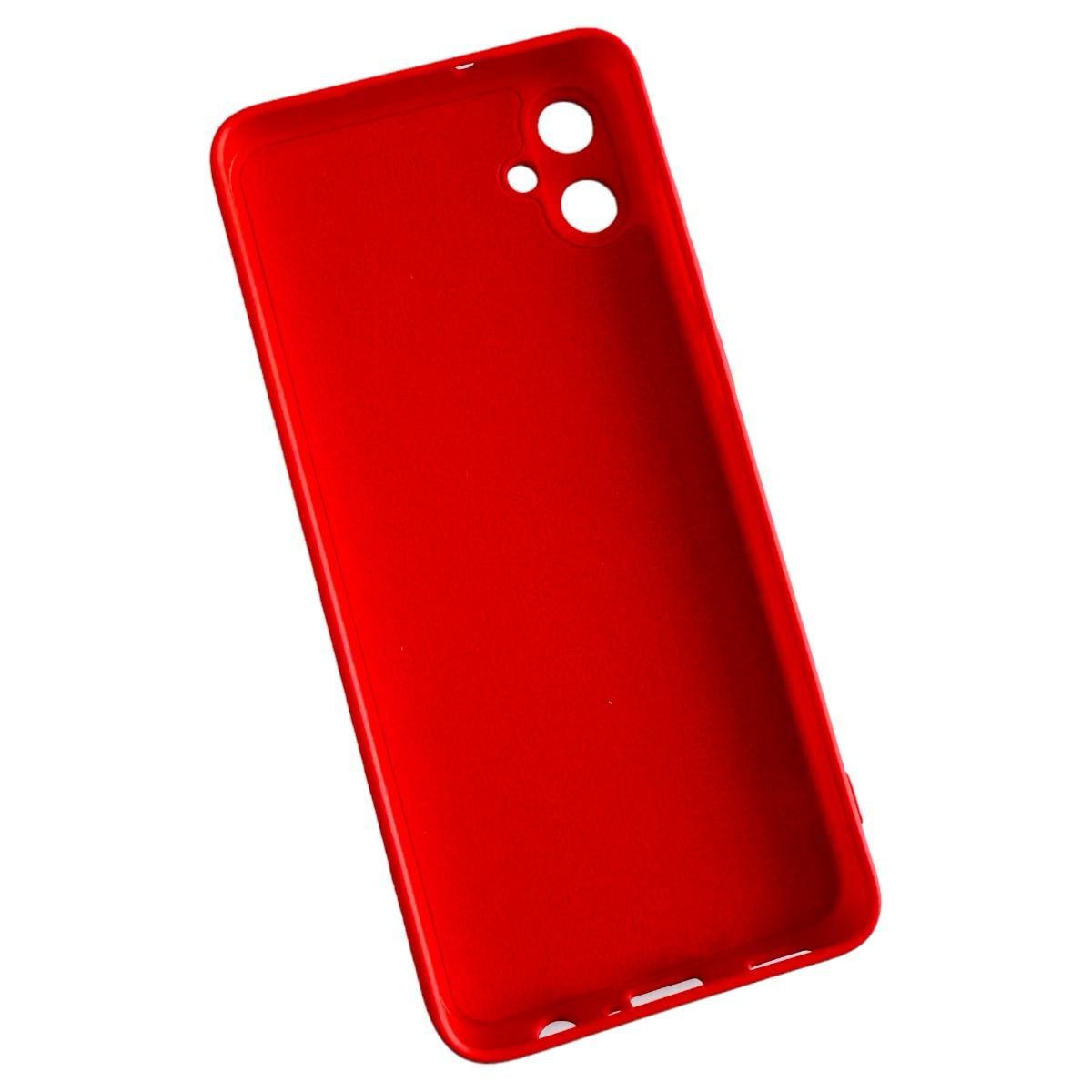 GENERICO - Carcasa Funda Para Samsung A05 Normal Silicona Rojo