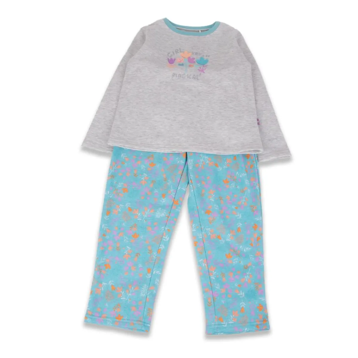 PILLIN - Pijama Niña Turquesa Pillin PILLIN