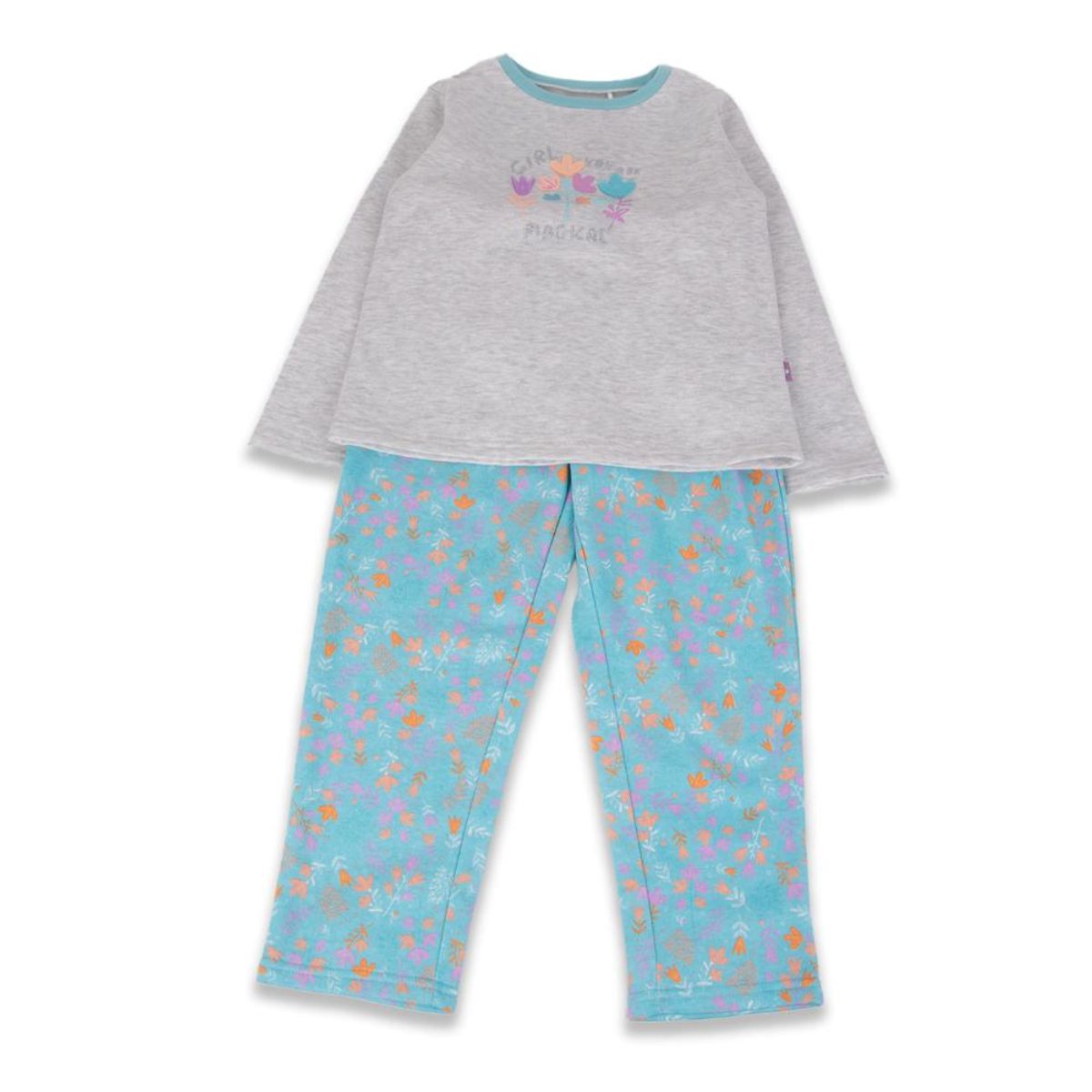 PILLIN - Pijama Niña Turquesa Pillin PILLIN
