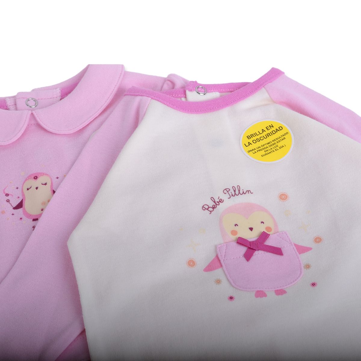 PILLIN - Pack 2 Pzas Osito Bebé Niña Multicolor Pillin PILLIN