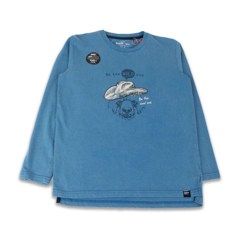 PILLIN - Polera Niño Azul Pillin - Azul