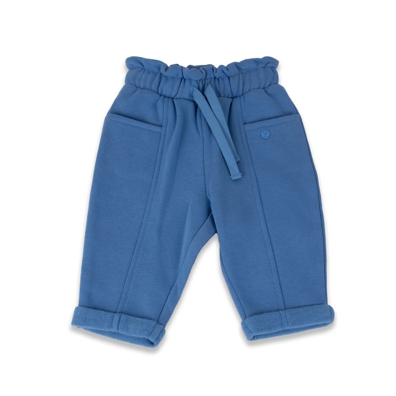 PILLIN - Pantalón de buzo Bebé Niña Azul claro Pillin PILLIN