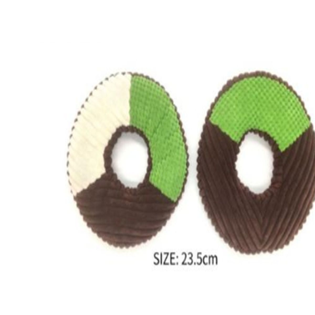 GENERICO - Juguete Diseño Dona Tela 23cm Verde