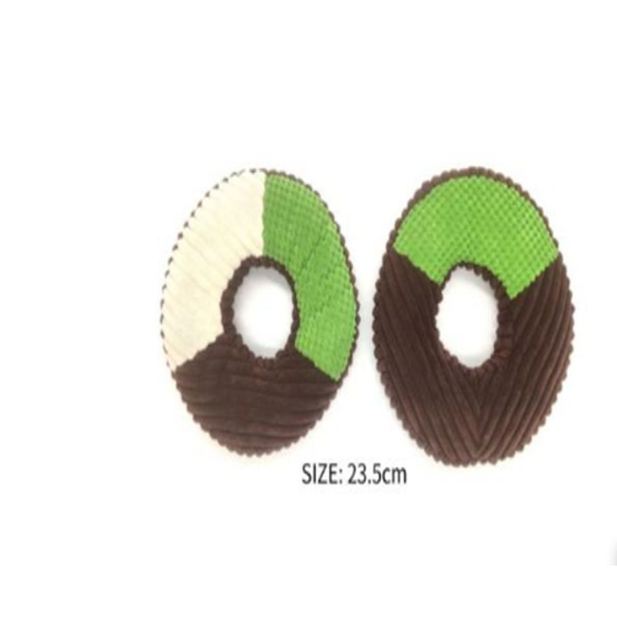 GENERICO - Juguete Diseño Dona Tela 23cm Verde