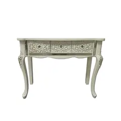 ECOMUSO - Arrimo Toscano Clasico tallado Blanco Espejo 19AF105A