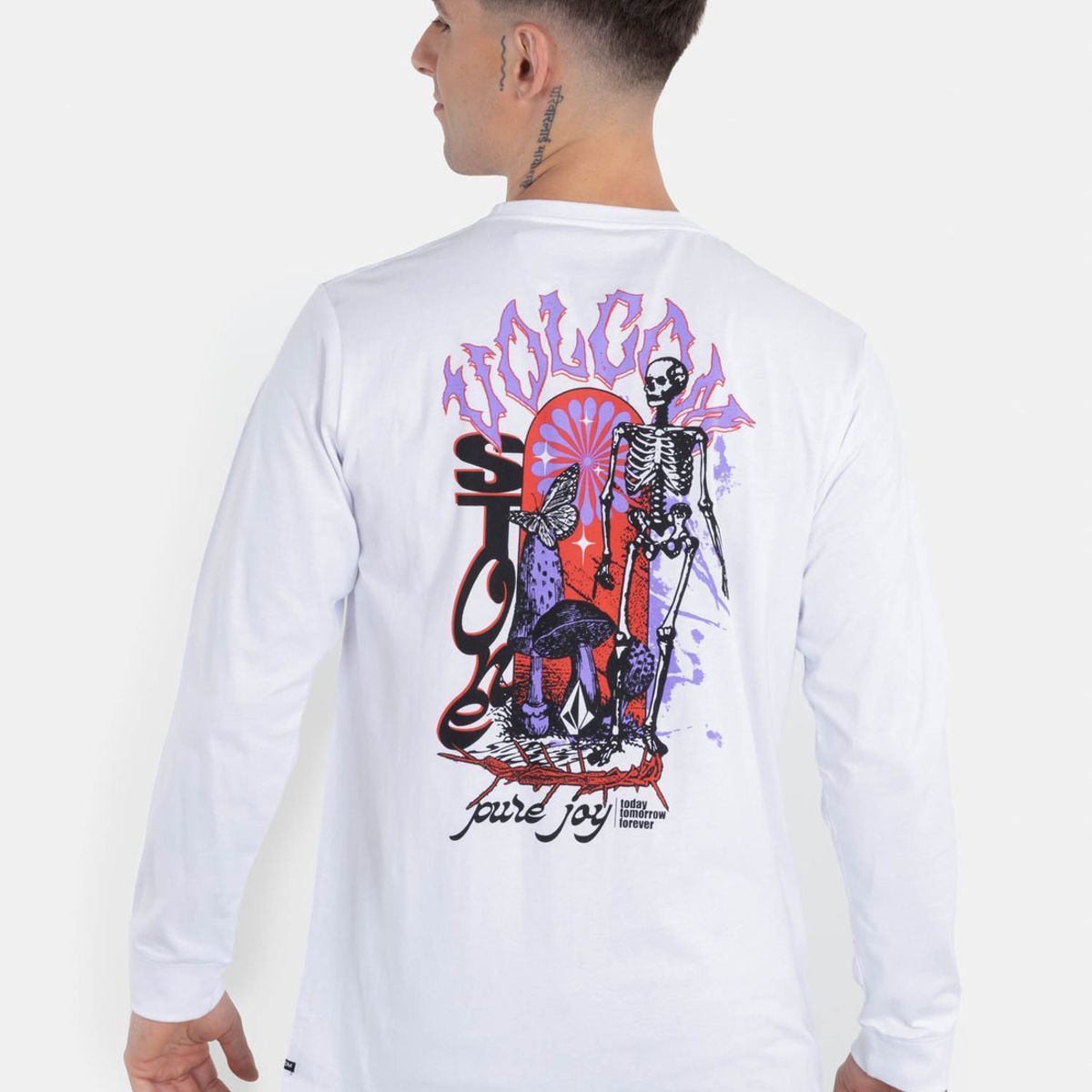 VOLCOM - Polera Vision Ls Tee Blanco Hombre Volcom