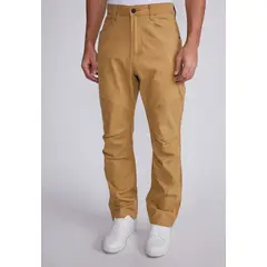 SIOUX - Pantalón Hombre Beige Elasticado Recto