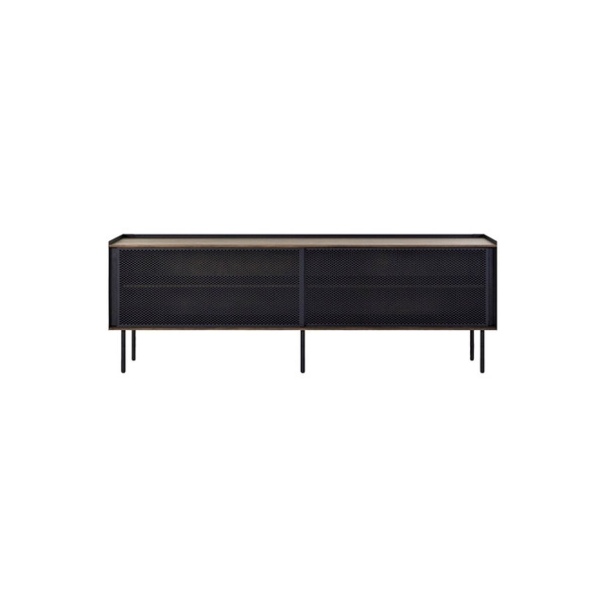 SUR DISEÑO - Mesa de TV Cape Mediana Marrón Tawny Negro